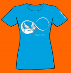 T-shirt Fée femme bleu